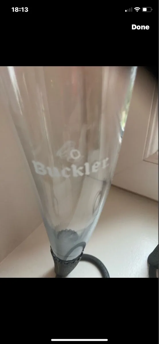 Very Rare Horn Shaped Buckler Glasses Set - Image 2