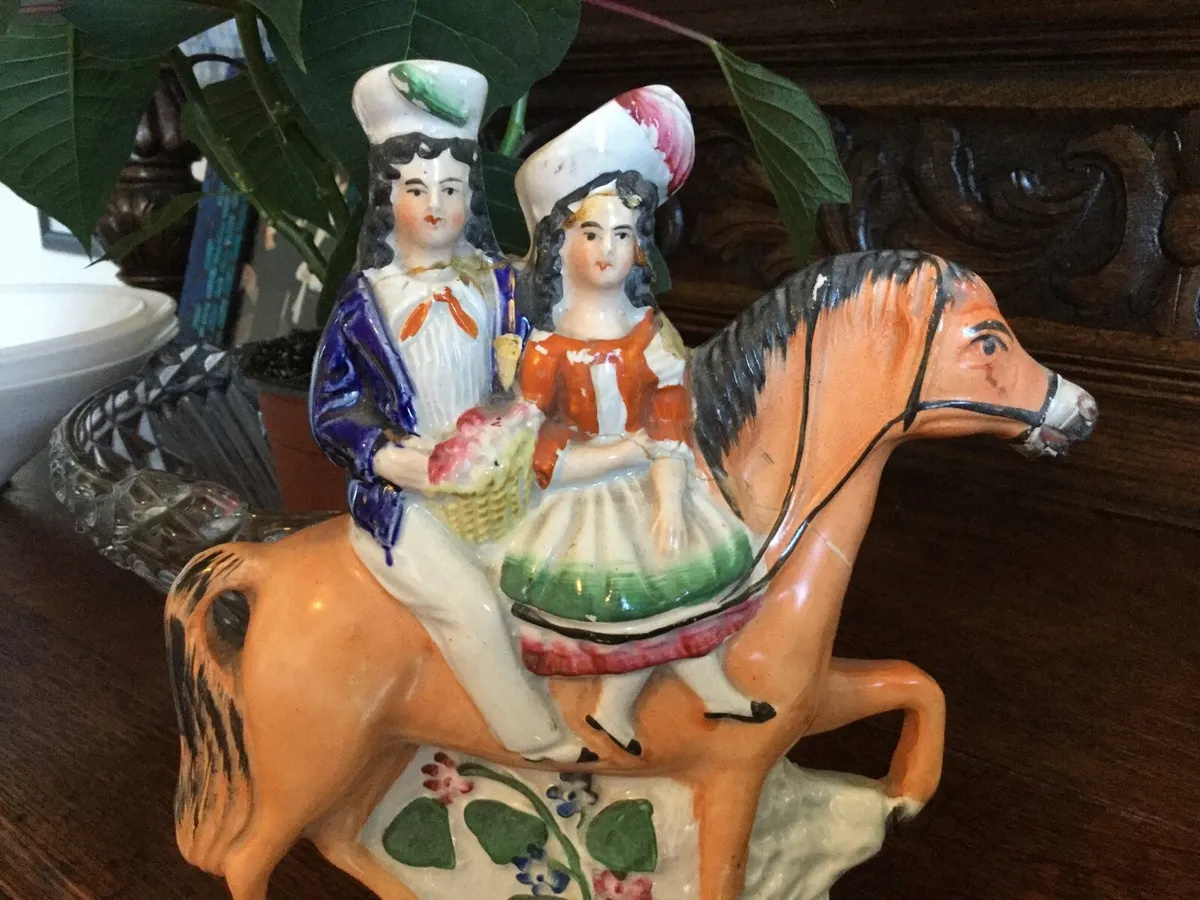 Antique Staffordshire Figure - Image 2
