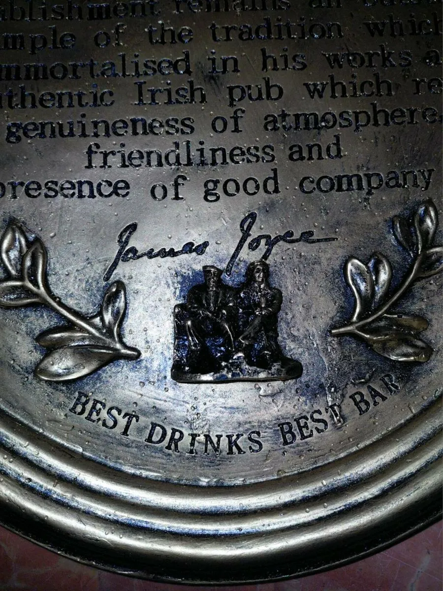 James Joyce Pub Award Plaque - Image 3
