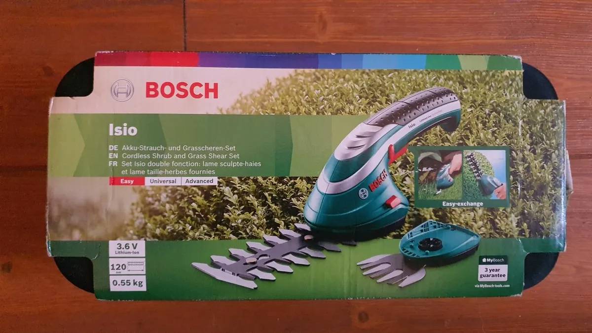 Bosch Isio Cordless Shape & Edge Trimmer - Image 1