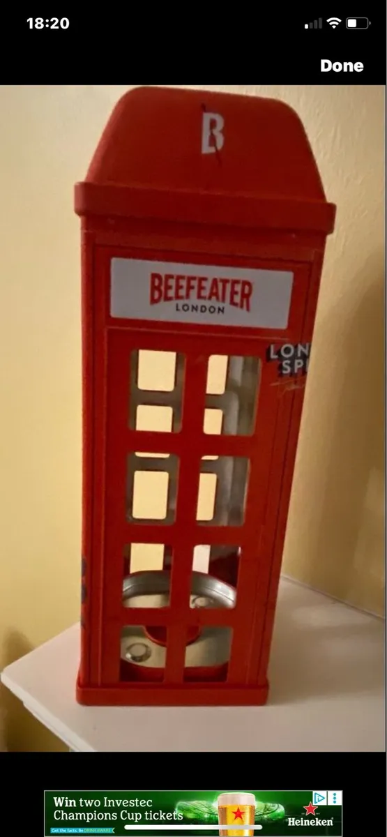Rare Beefeater London Metal Box - Image 1