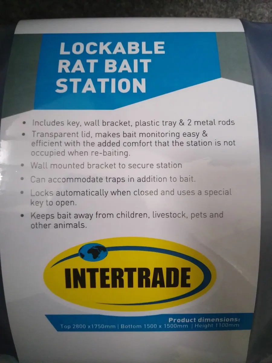 New rat bait station with keys - Image 1
