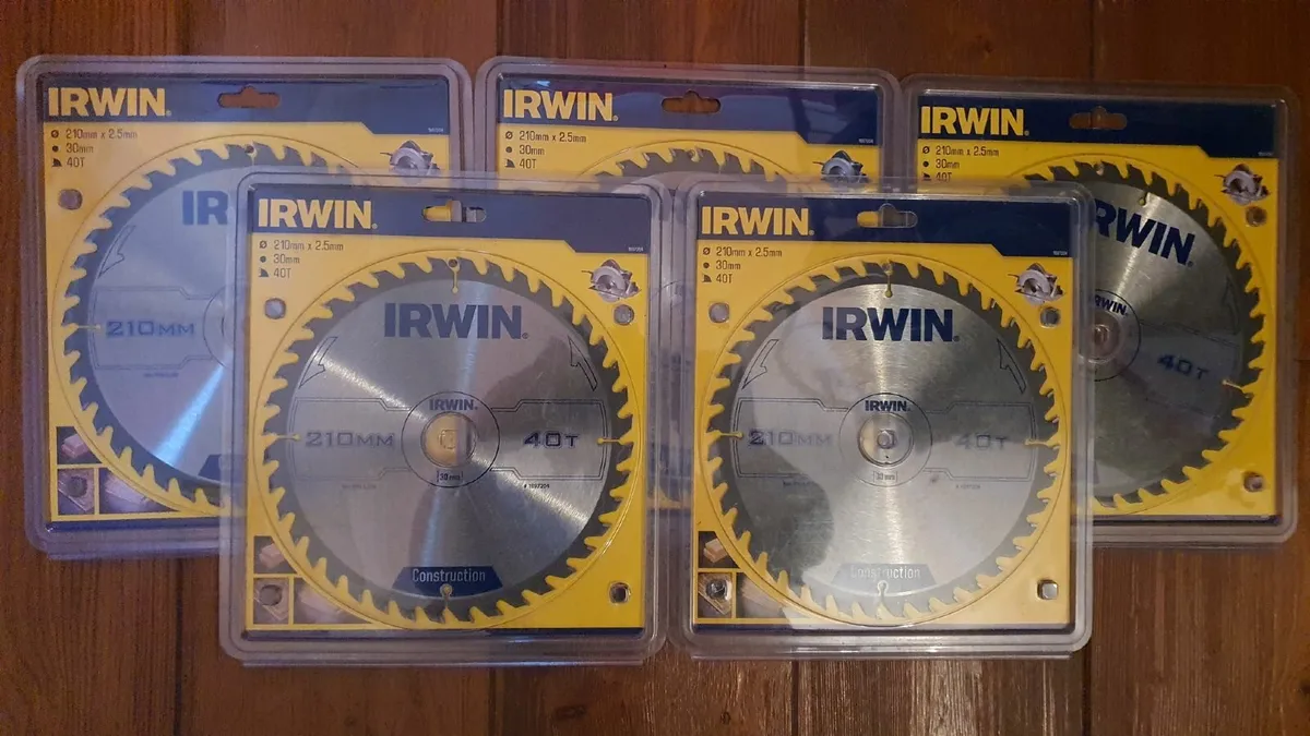 IRWIN 190/210mm Circular Saw blades - Image 2