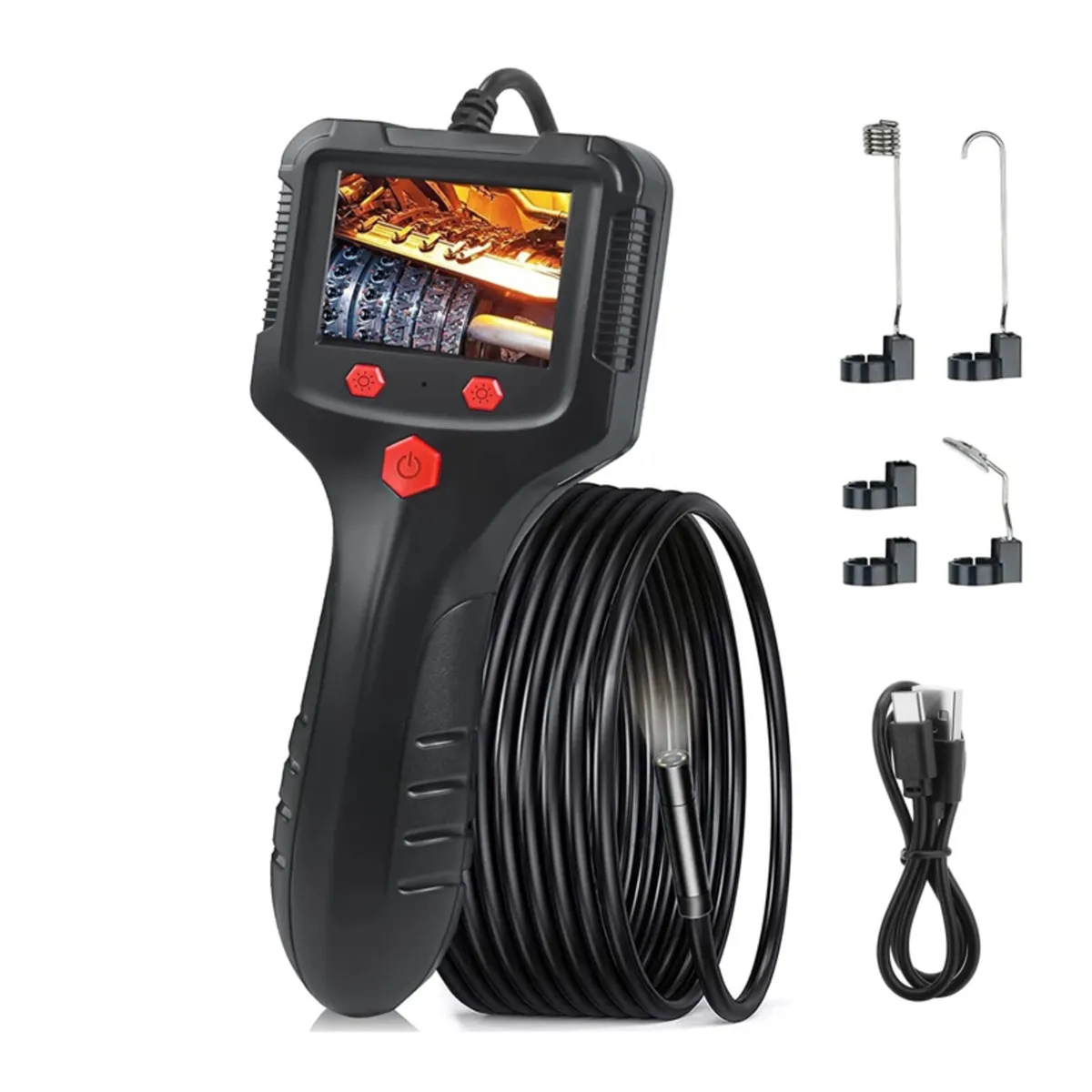 Endoscope Inspection Camera – 2.4in, 1080P, 5m - Image 1