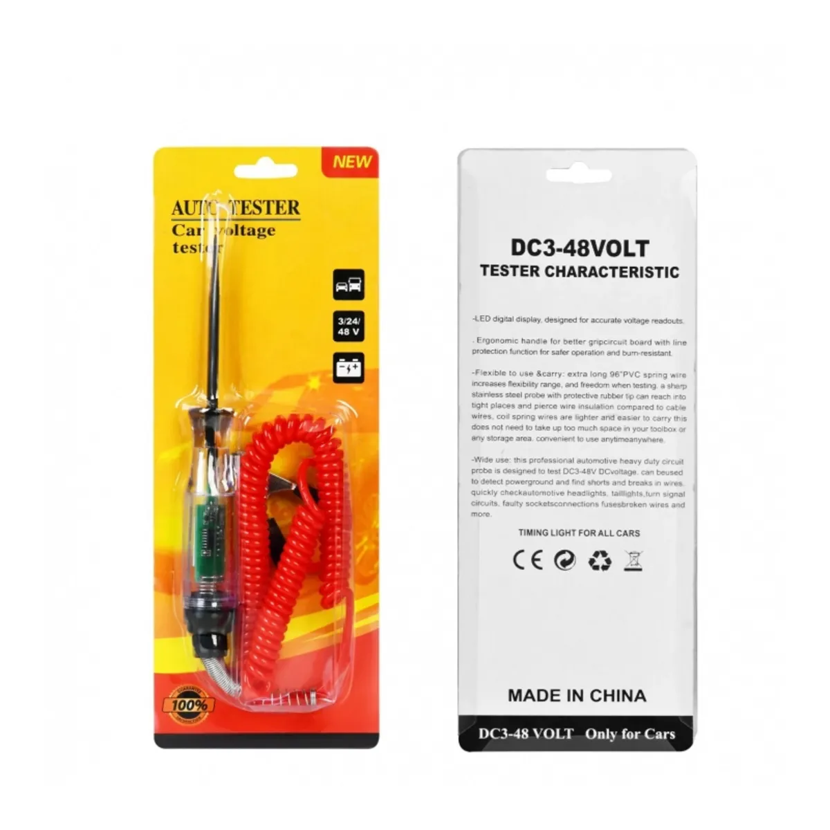 Professional Voltage Tester – 3–48V - Image 2