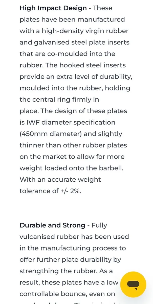 100kg black bumper Olympic weight plates - Image 4