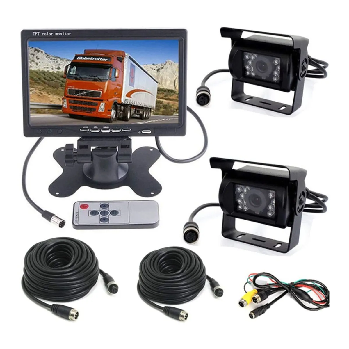 Reversing Camera Kit with Dual Cameras- 7-Inch - Image 2