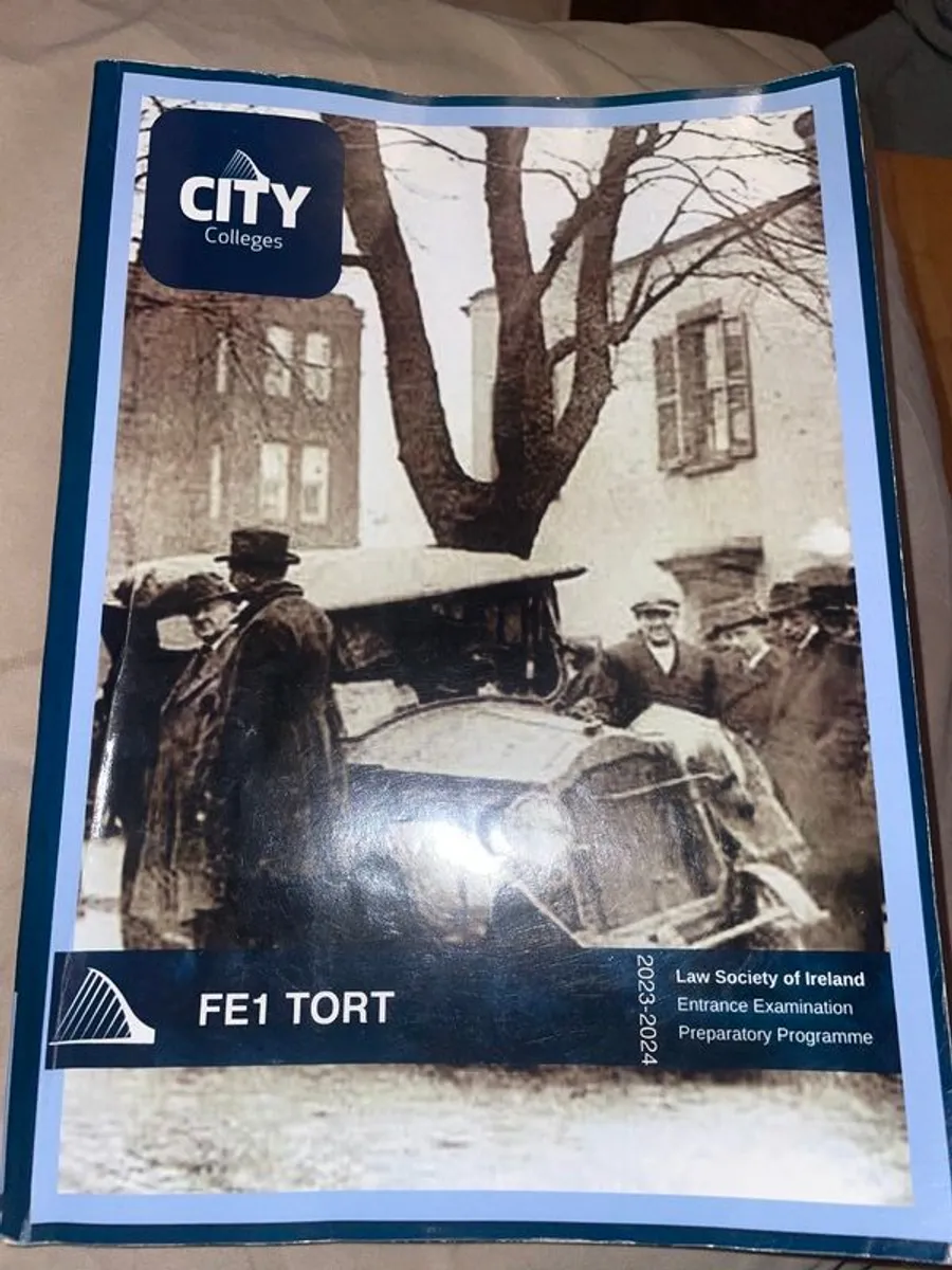 FE1 City Colleges Tort Manual - Image 1