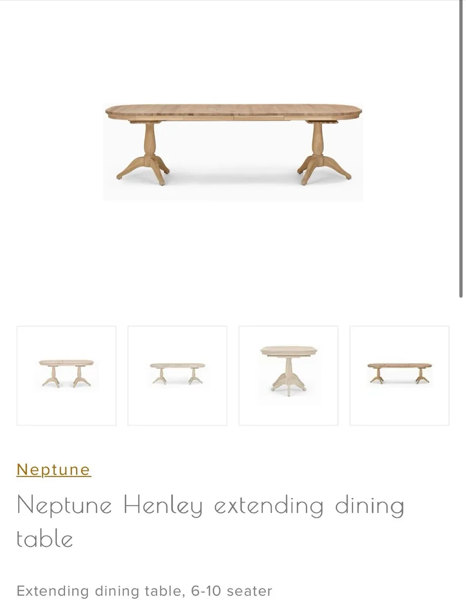 Neptune Henley 6-10 seater table