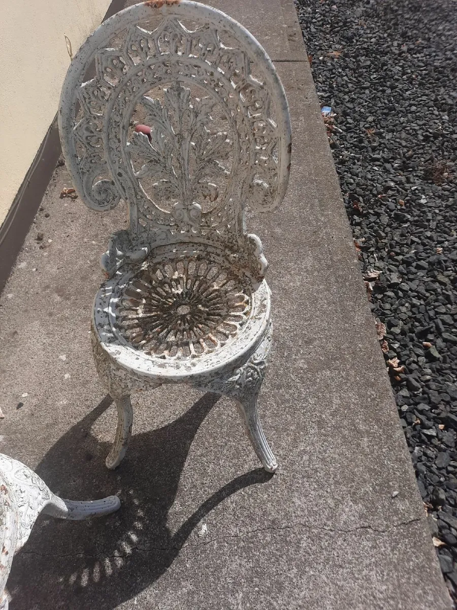 Antique garden chairs - Image 2