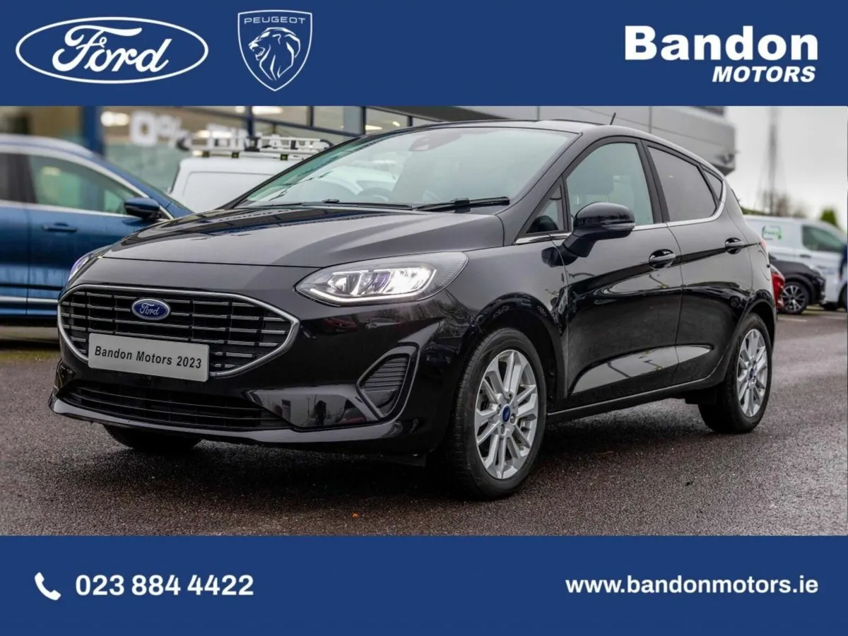 Ford Fiesta 2023 Black Fiesta Titanium Turbo, Low - Image 4