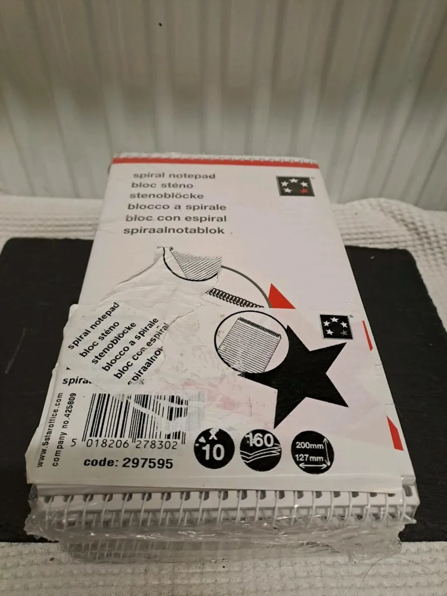 10 pack spiral notepads - Image 1