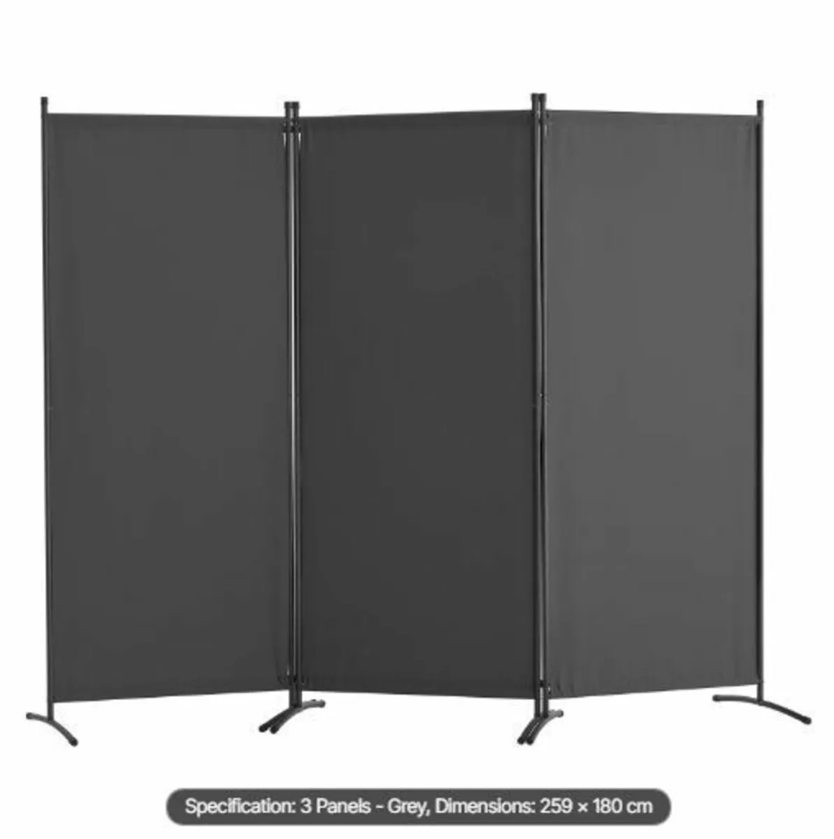 Room Divider, 3 Panel Room Dividers and Folding - Image 1