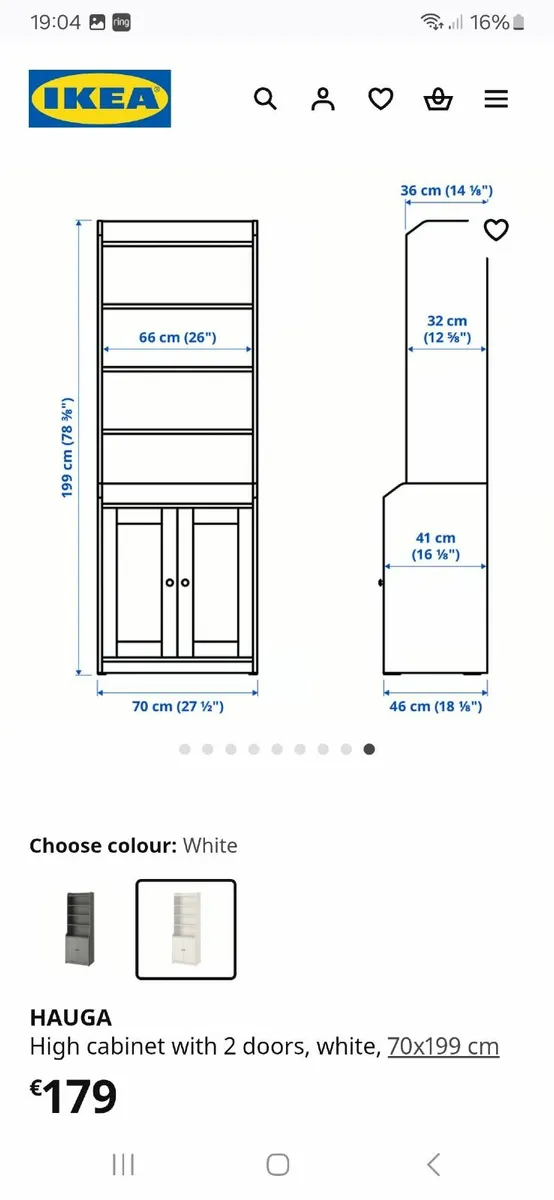 Living area shelving unit €50 - Image 3