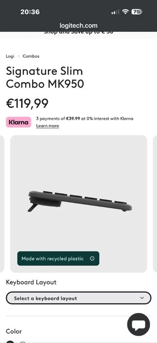 computer keyboard MK50 wireless with wireless mouse - Image 3