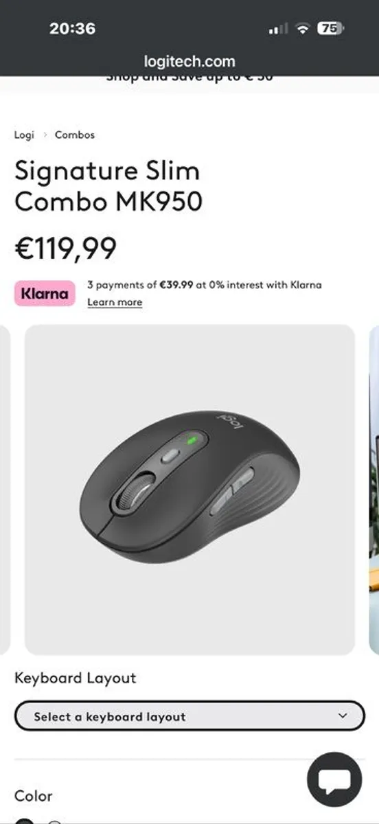 computer keyboard MK50 wireless with wireless mouse - Image 4