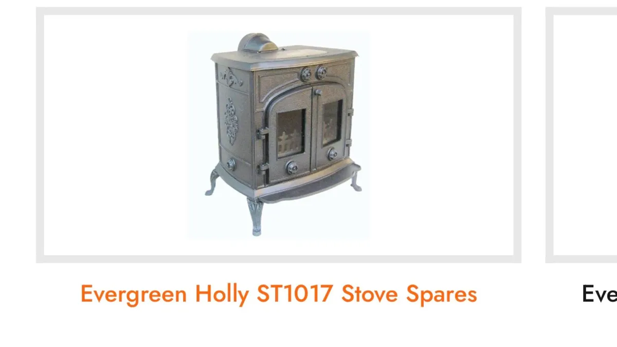 Evergreen ST1017 Cast iron stove. Non boiler. - Image 3