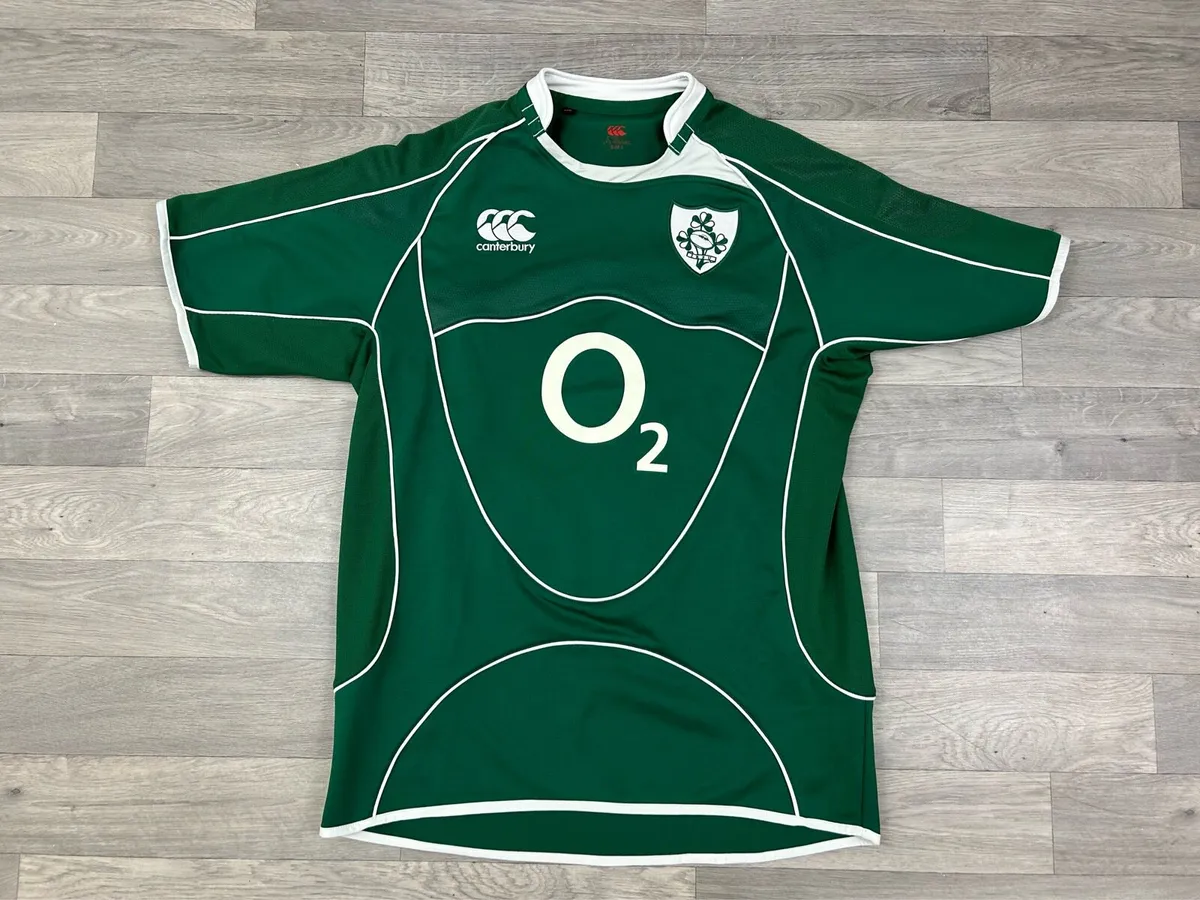 Vintage 2007 Canterbury Ireland Rugby Jersey Shirt - Image 1