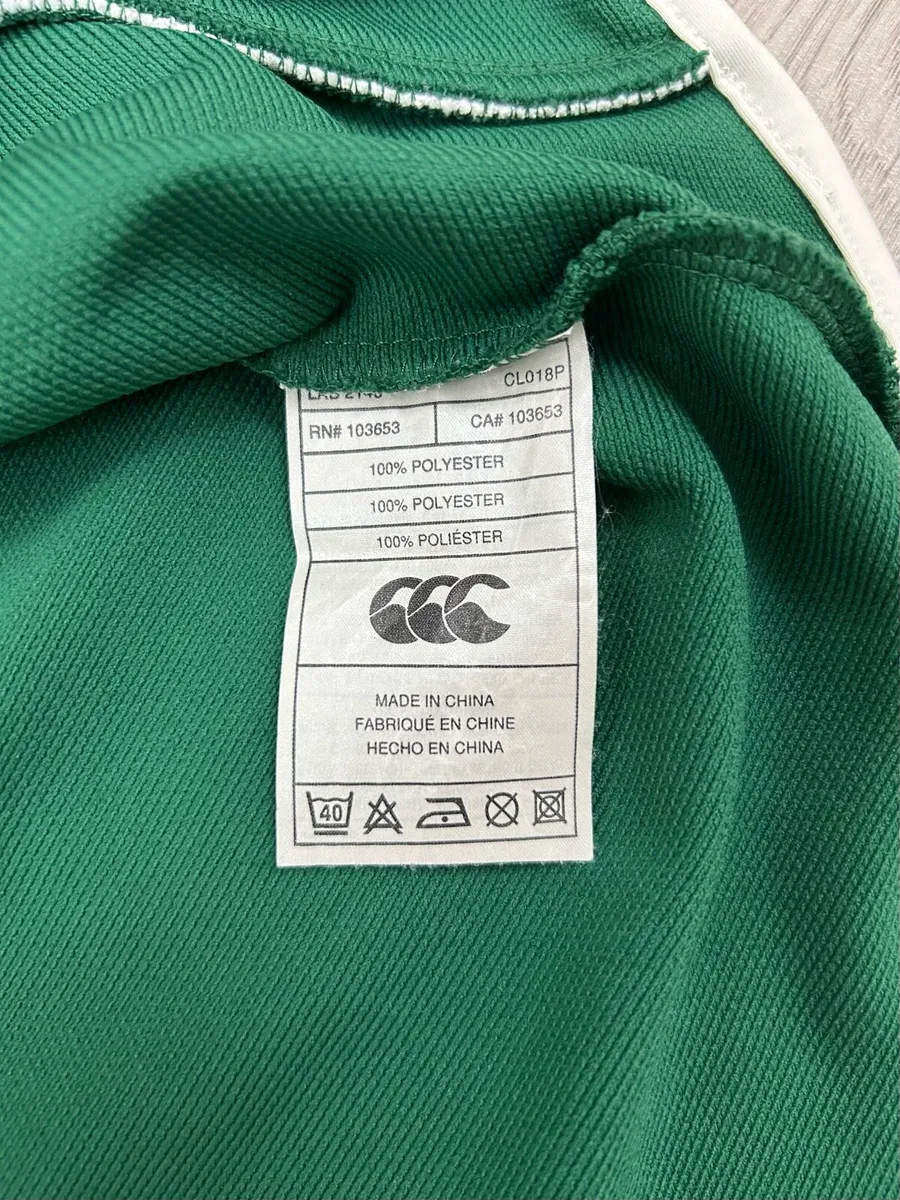 Vintage 2007 Canterbury Ireland Rugby Jersey Shirt - Image 4