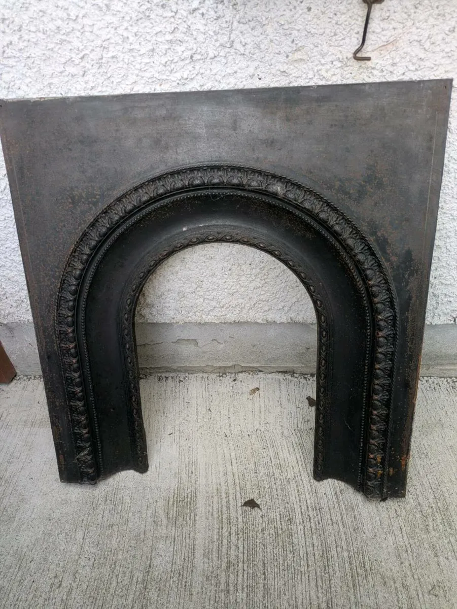 Antique fireplace insert