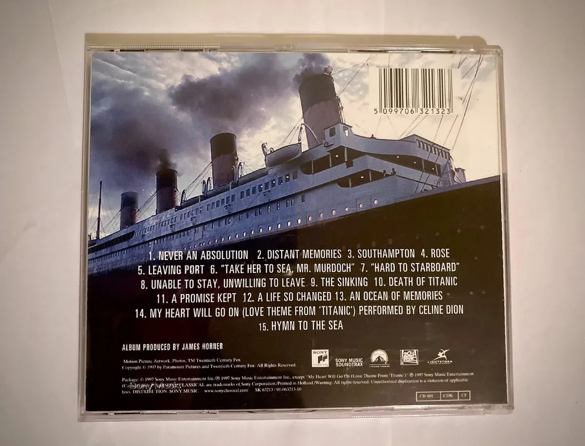 Titanic Original Motion Picture Soundtrack CD - Image 3