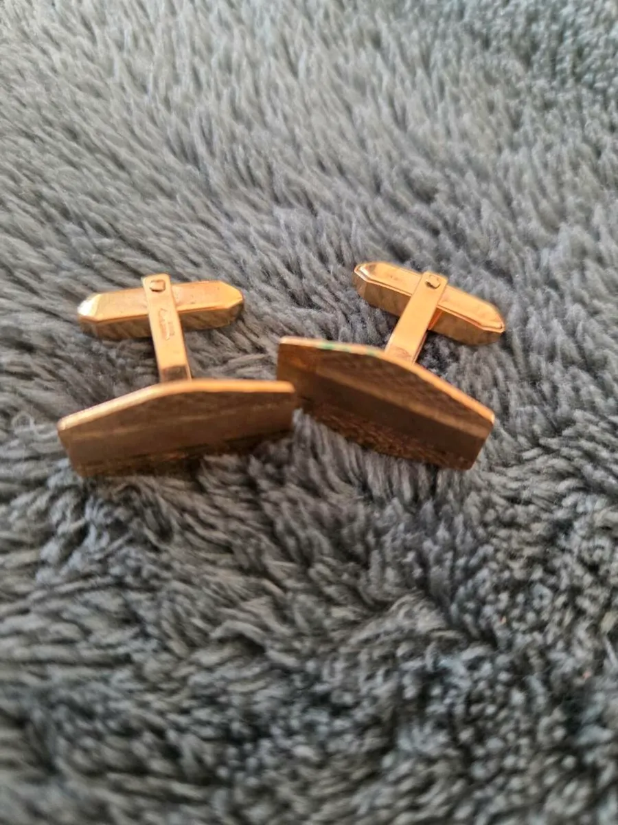 Cuff-links gold plated - Image 4