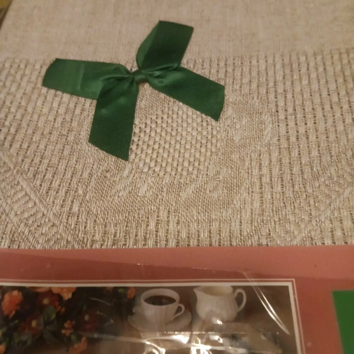 Vintage linen tablecloth - Image 2