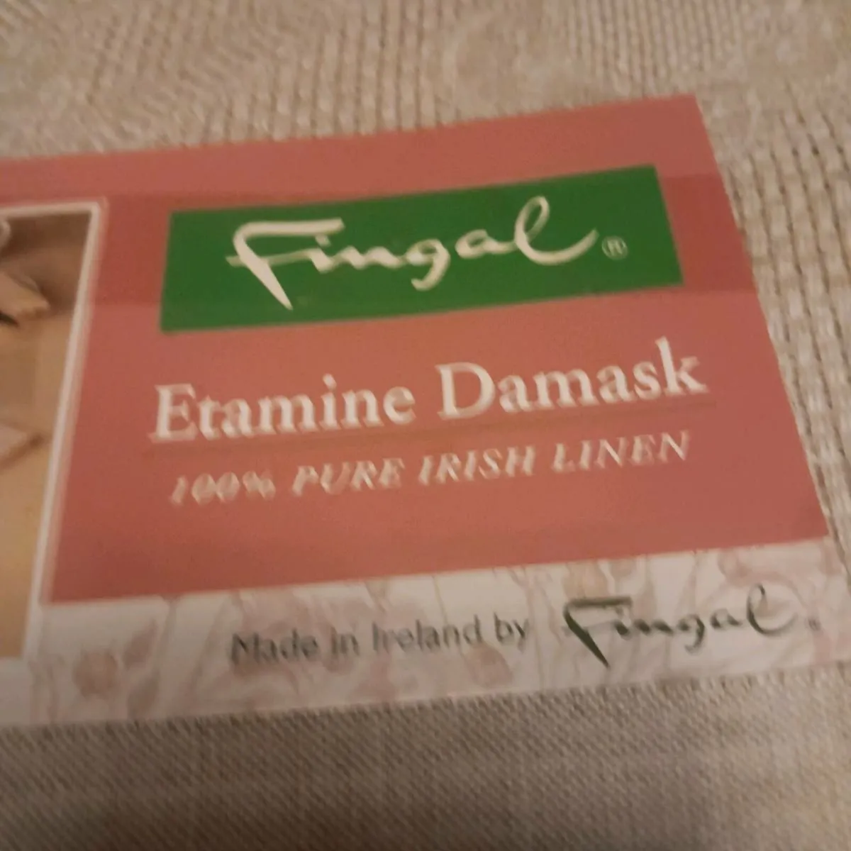 Vintage linen tablecloth - Image 4