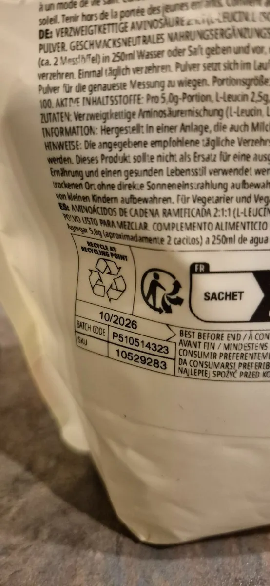 My protein Impact BCAA 2:1:1 - Image 2