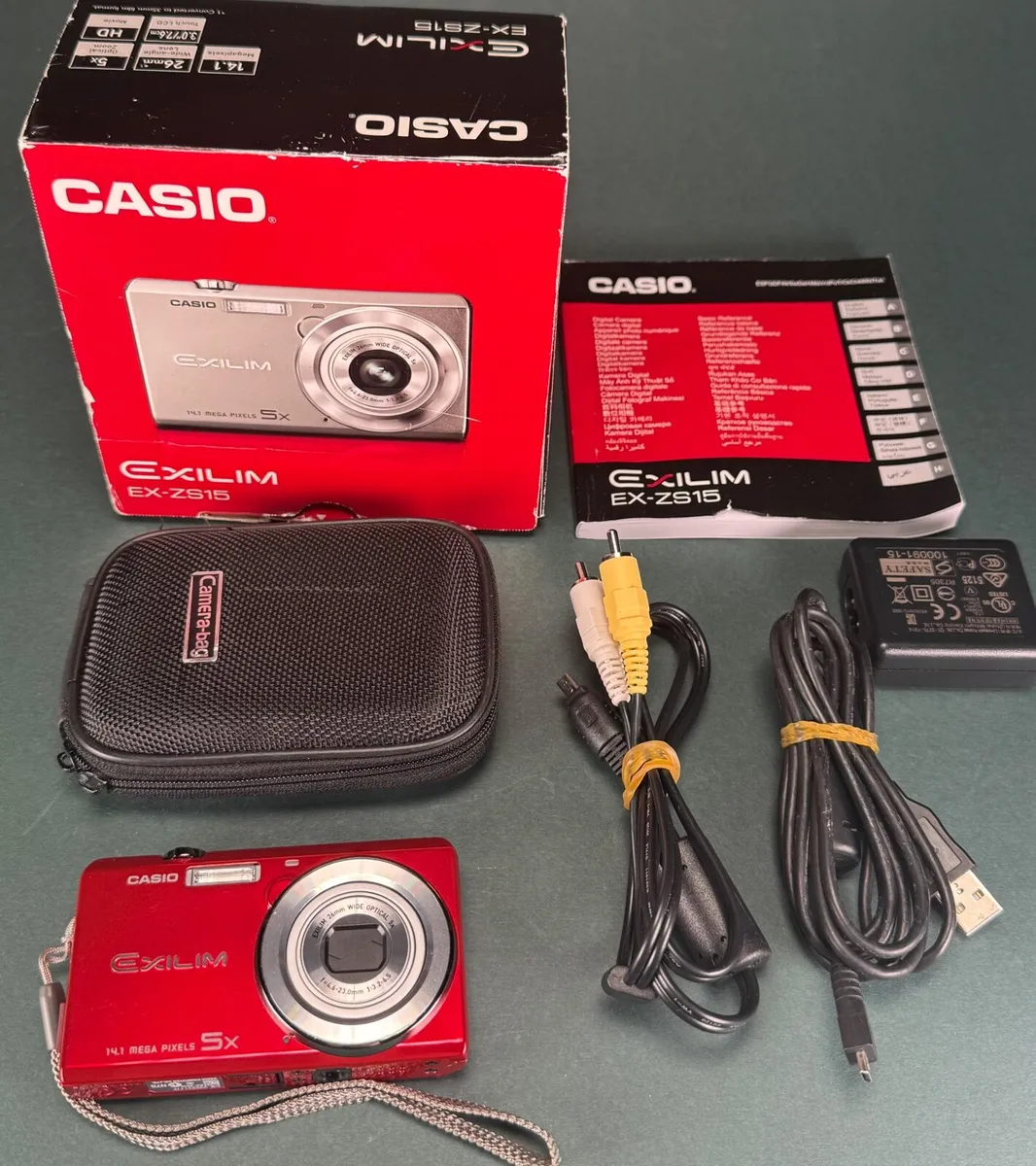 Casio Exilim EX-ZS15 14MP CCD digital camera - Image 1