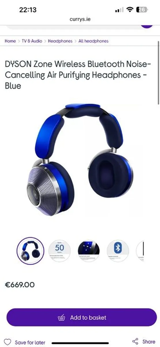 Dyson Zone Headphones - Image 1