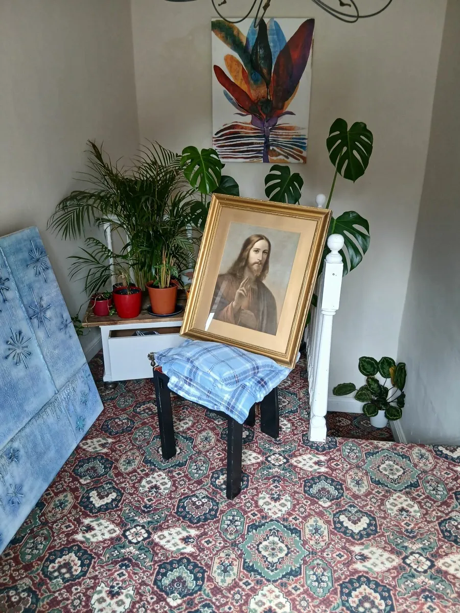 Large unusual religious picture 27 nch x 22inch - Image 3