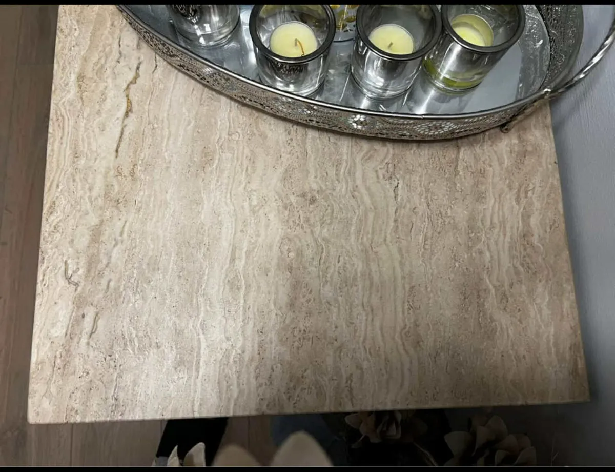 Luxury marble stand for hallway/sideboard cabinet - Image 3