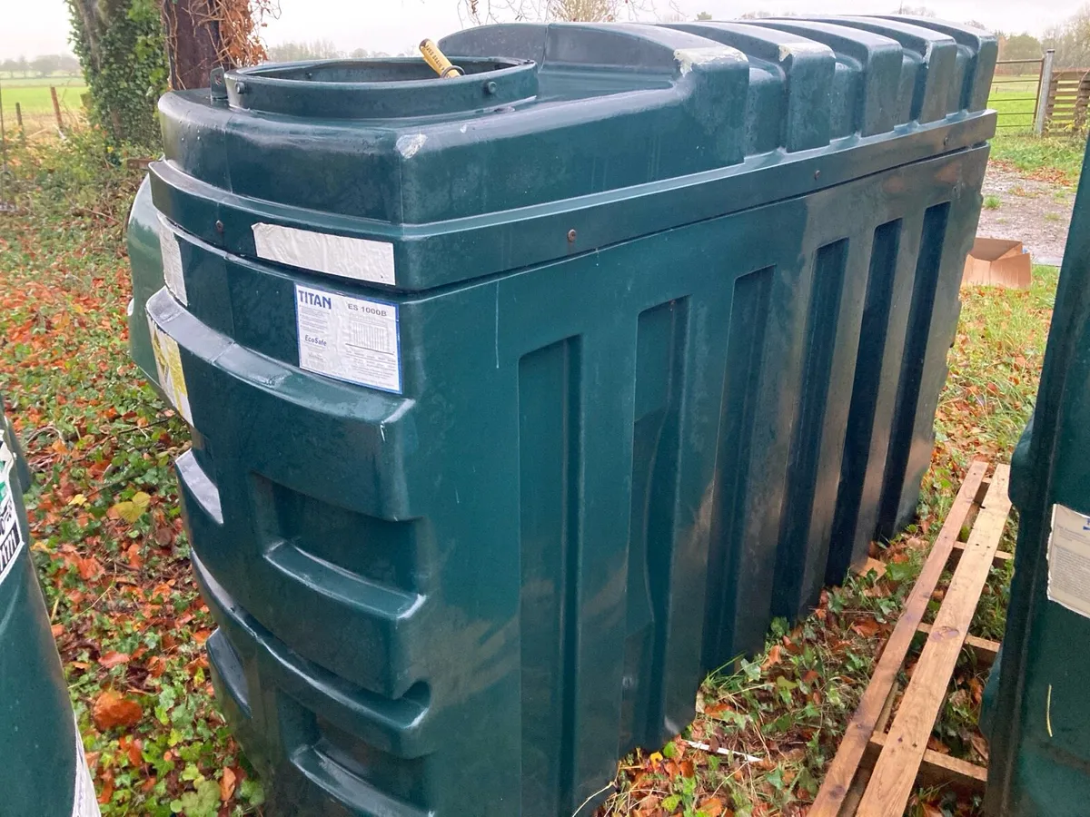 1000L Bunded Oil Tank - Image 1