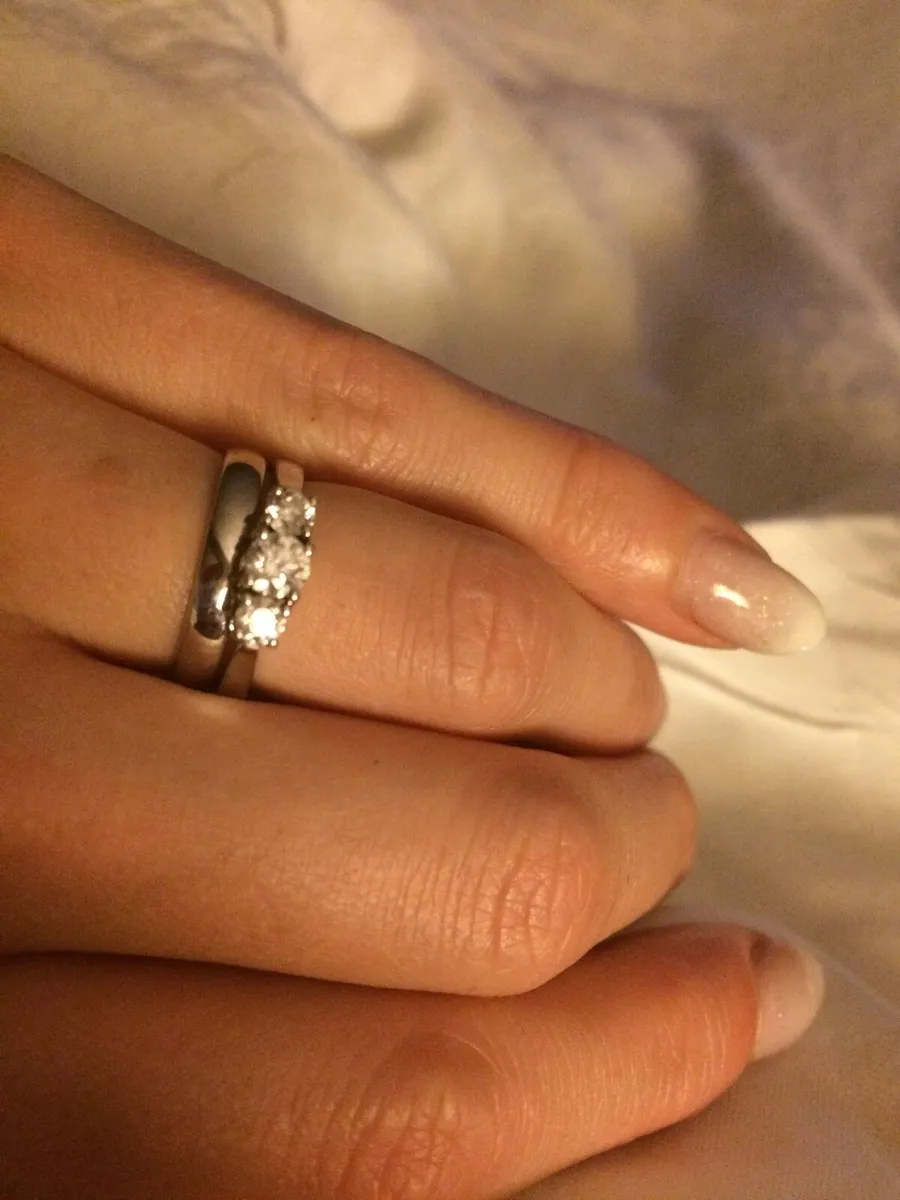 Engagement Ring & Wedding Band - Image 1