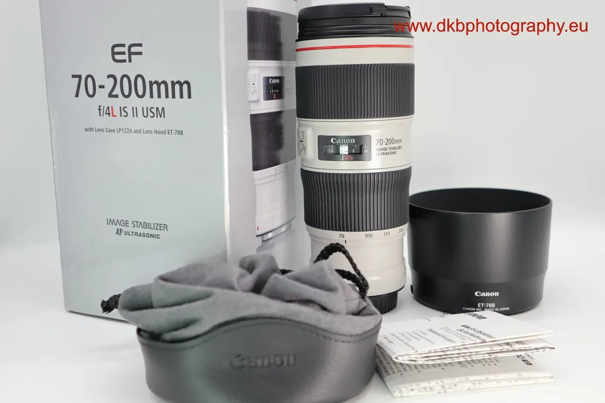 CANON EF 70-200mm F4L IS II USM LENS #003 - Image 2