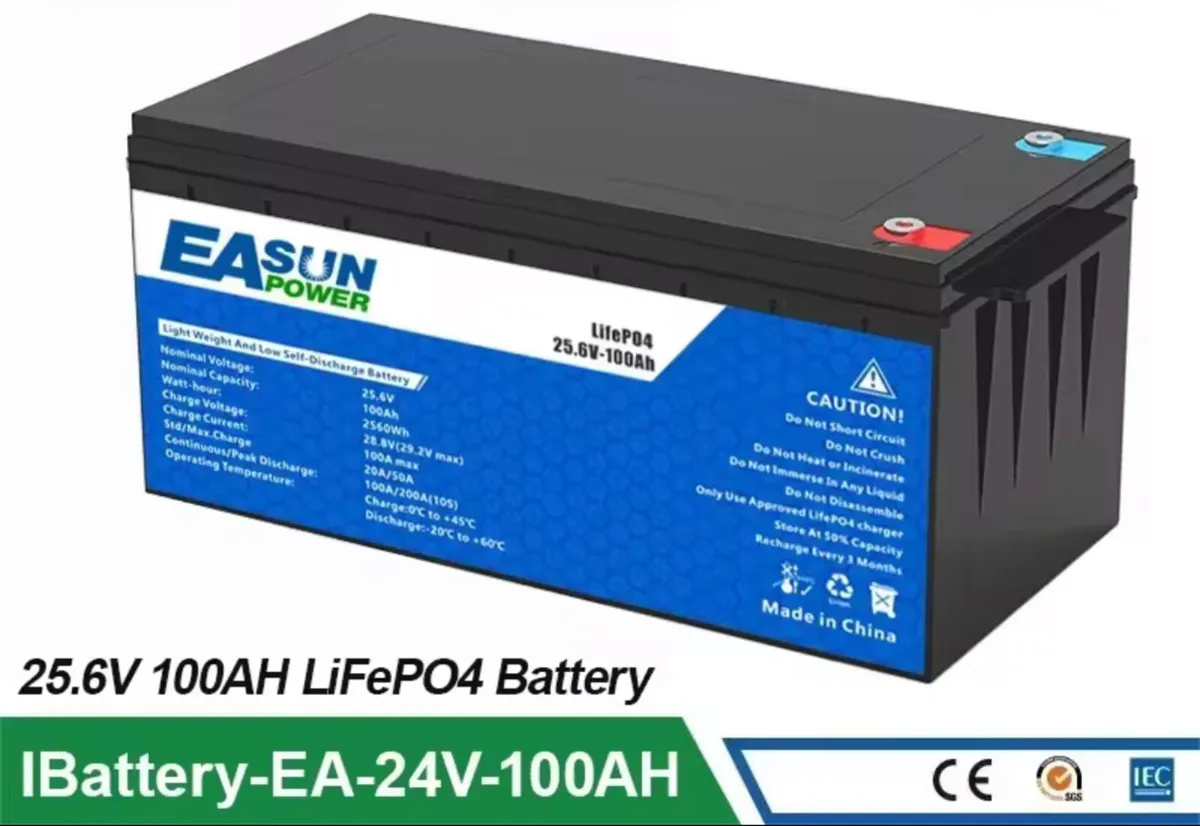 New LiFePO4 Battery  100AH 1 24V BMS - Image 2