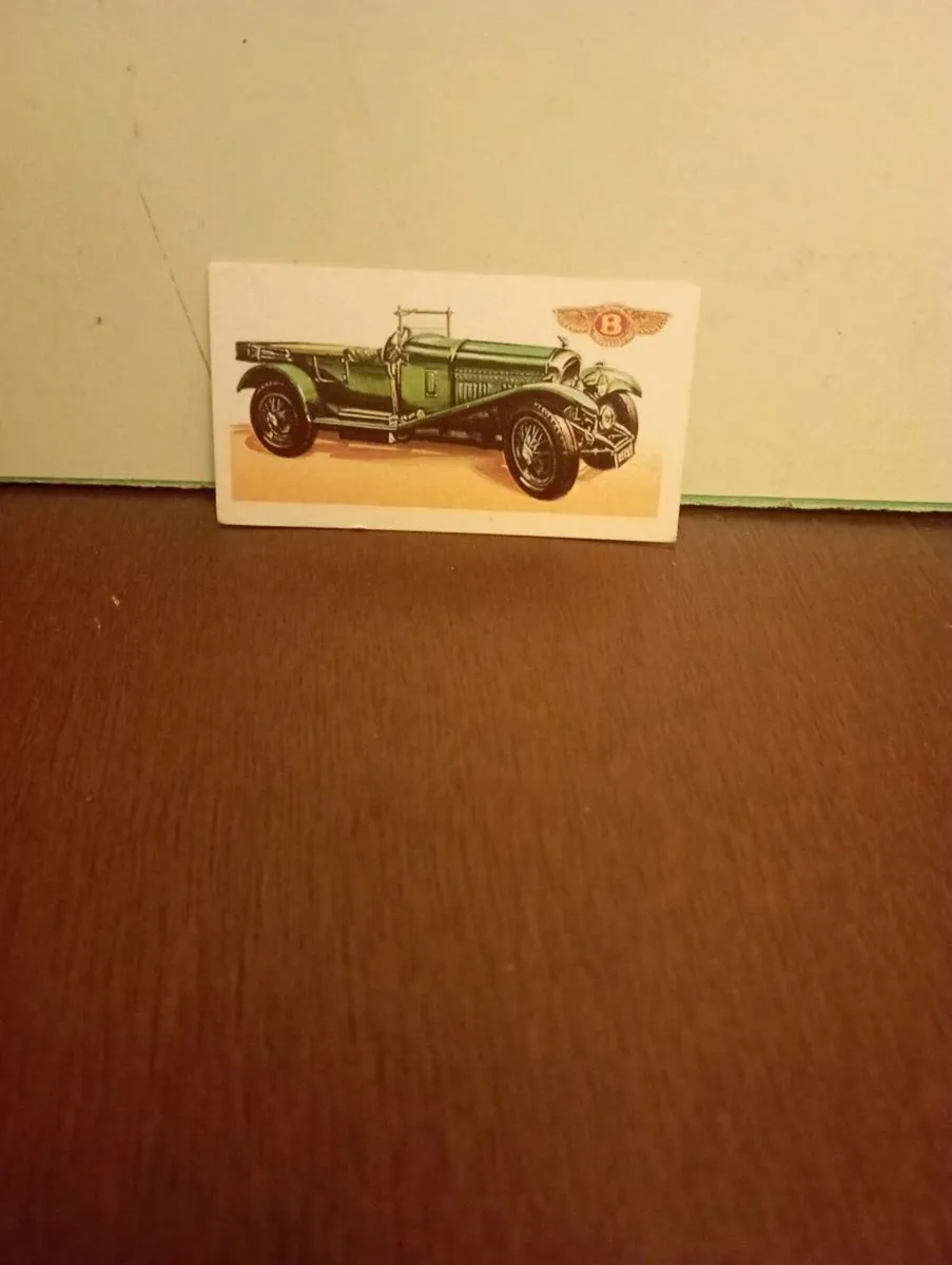 TRADING CARD HISTORY OF THE THE 1924 BENTLEY. - Image 1