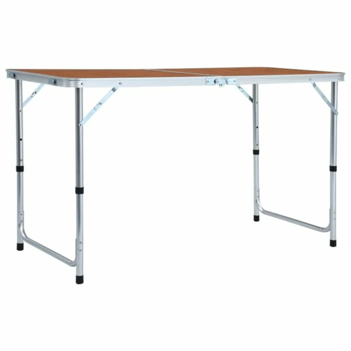 Foldable Camping Table Aluminium 120x60 cm - Image 1