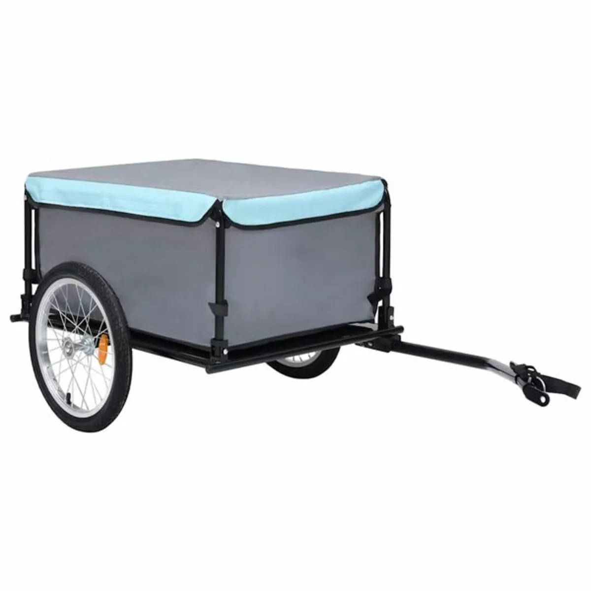 Bike Trailer Black and Blue 65 kg - Image 1