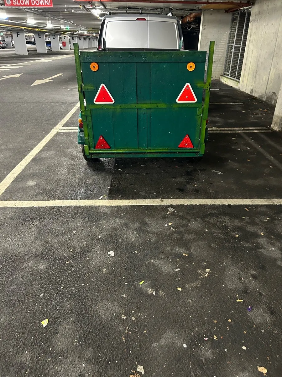 6”5 x4”2 ft larch timber car trailer: mint co - Image 4