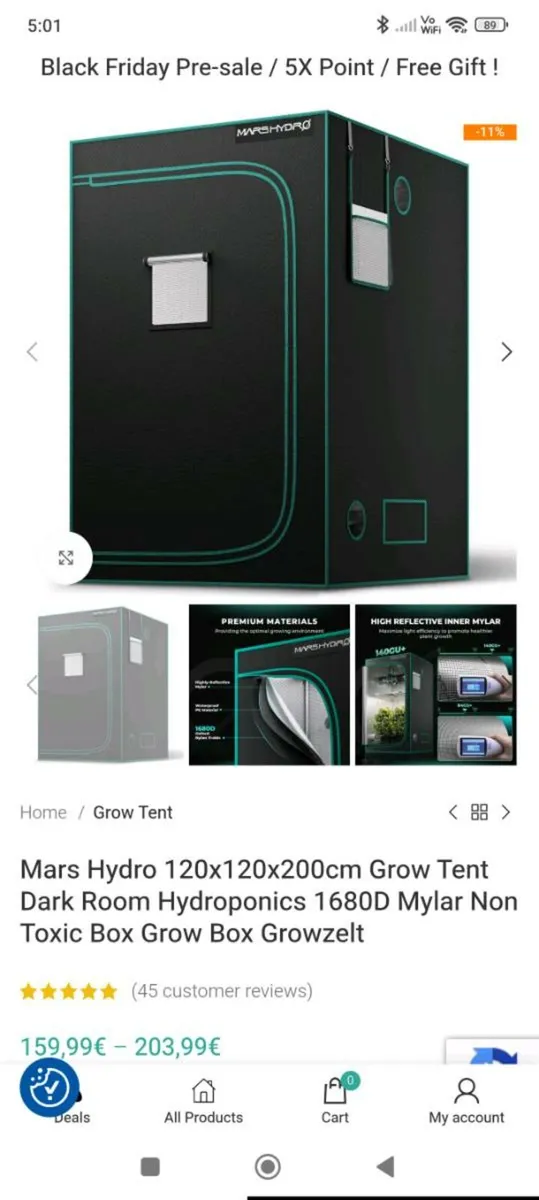 Grow tent - Image 1