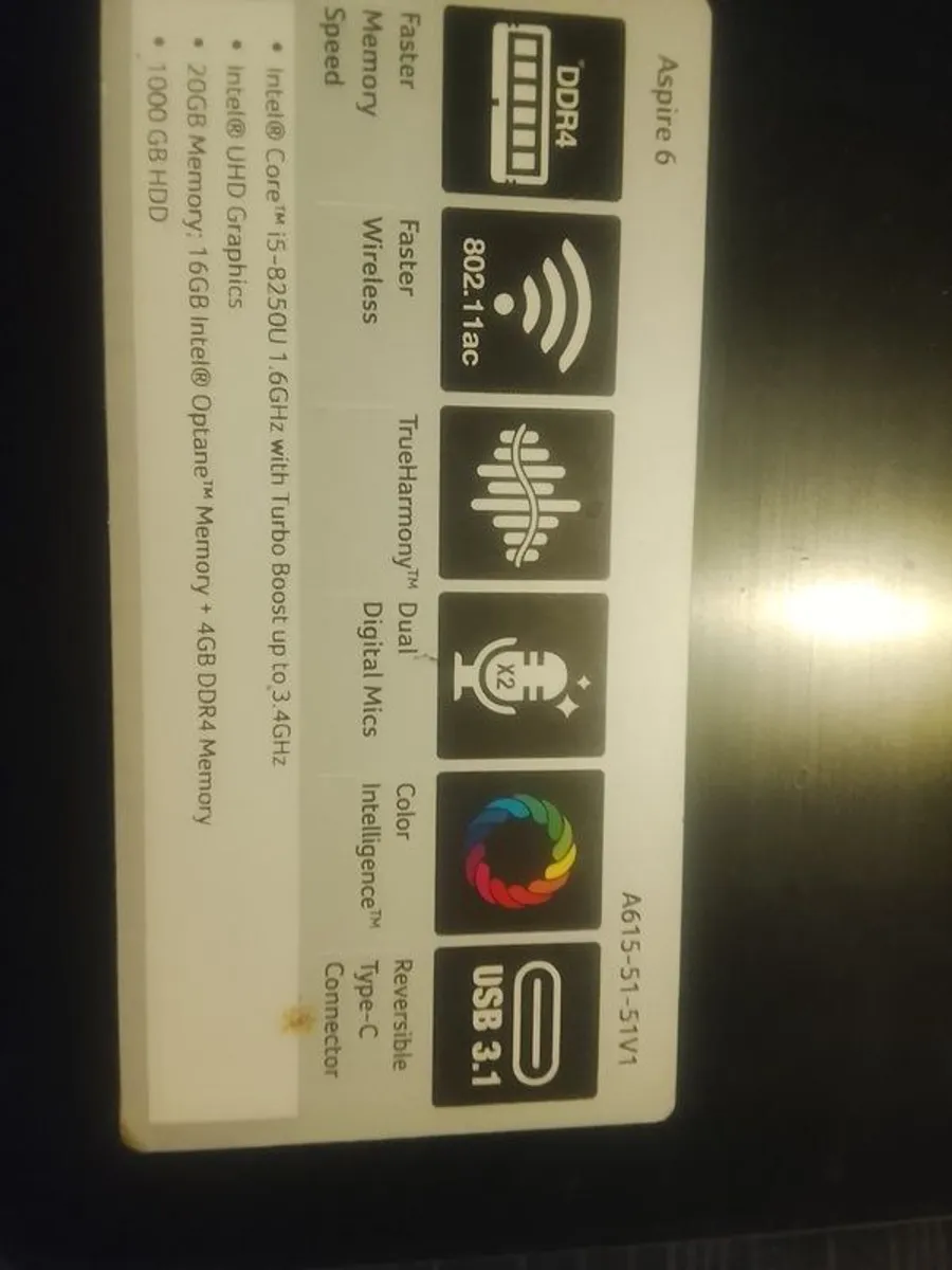 Laptop Acer aspire 6 - Image 1