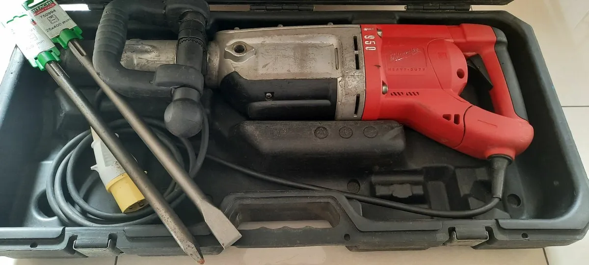 Milwaukee K950S Sds Max 2 Mode 110v "FOR HIRE" - Image 2