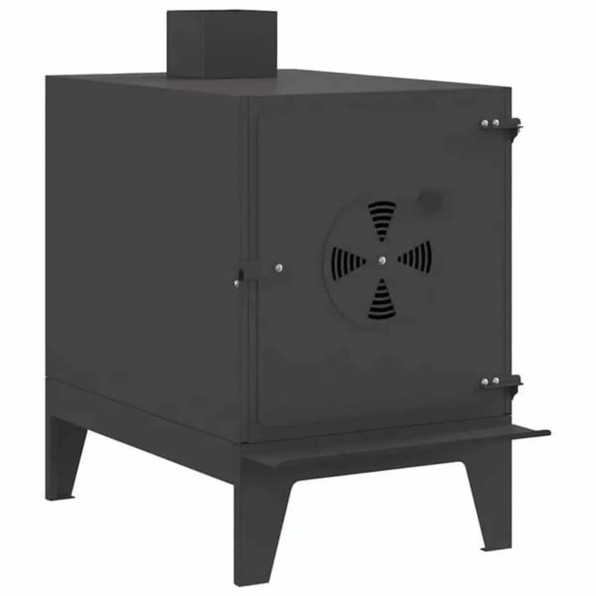 Camping Stove Black 35 x 50 x 60 cm Cold-rolled St - Image 1