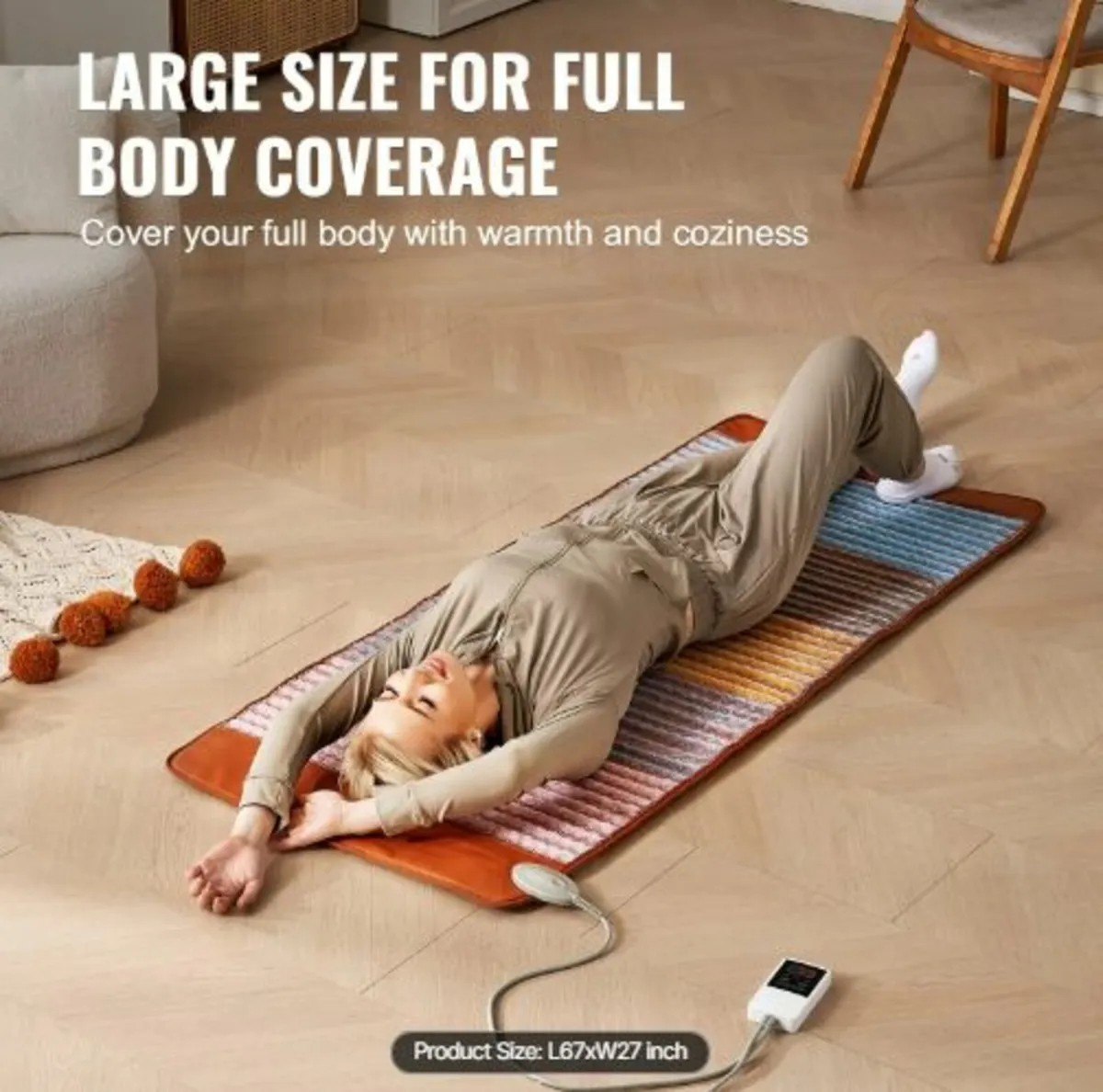 Far Infrared Heating Pad, 5 Natural Crystal - Image 4