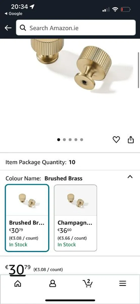 Kitchen Cabinet Handles - Image 1