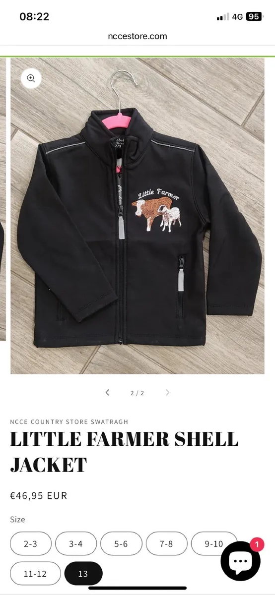 Little Farmer Jacket age 13 - small fitting - Image 2