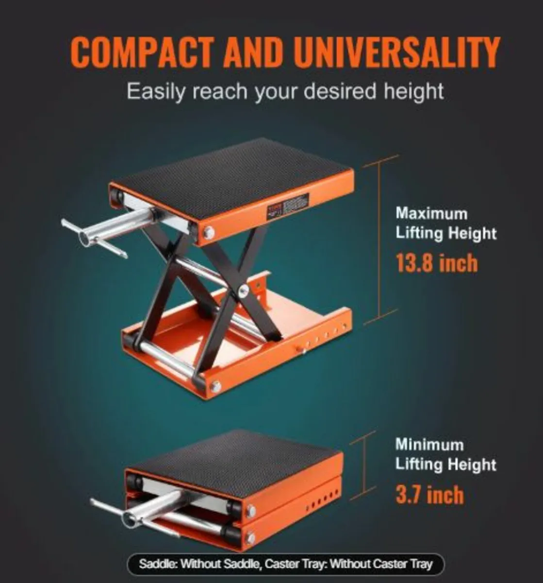 Motorcycle Scissor Jack Lift 499.5 kg Wide Deck - Image 4