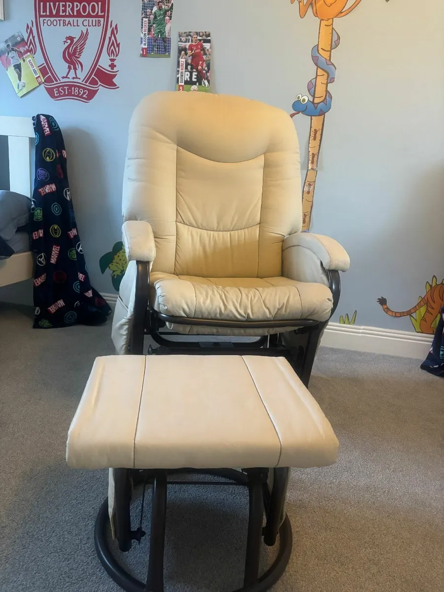 Mothercare Rocking Chair and matching footstool - Image 1